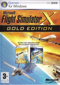 Microsoft Flight Simulator X: Gold Edition Box Art