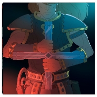 Super Castlevania IV - Original Soundtrack 2XLP (Silver with Red Splatter) Box Art