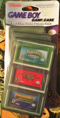 Game Boy Advance Game Case (3 Pack) Box Art