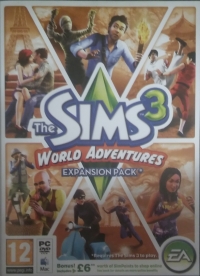 Sims 3, The: World Adventures (£6 worth of SimPoints) Box Art