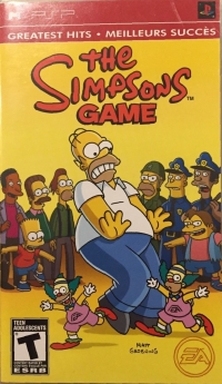 Simpsons Game, The - Greatest Hits [CA] Box Art