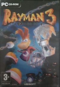 Rayman 3: Hoodlum Havoc (round Ubisoft logo) Box Art