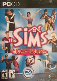 Sims, The - Deluxe Edition (plastic case) Box Art