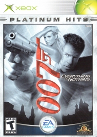 James Bond 007: Everything or Nothing - Platinum Hits Box Art