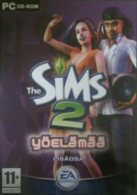 Sims 2, The: Yöelämää Box Art