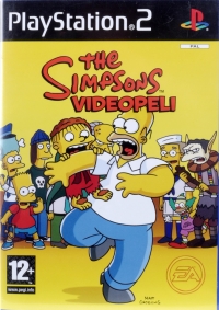 Simpsons Videopeli, The Box Art