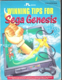 Winning Tips for Sega Genesis Box Art