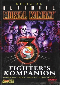 Ultimate Mortal Kombat 3: Official Fighter's Kompanion Box Art