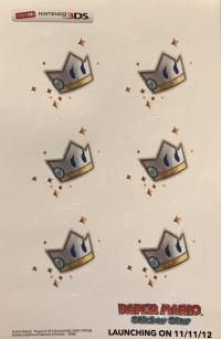 Paper Mario: Sticker Star sticker sheet (Kersti) Box Art