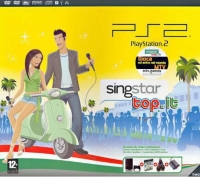 Sony PlayStation 2 - SingStar: Top.it (yellow box) Box Art