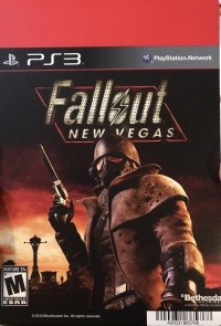 Fallout: New Vegas PS3 Blockbuster backboard Box Art