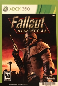 Fallout: New Vegas Xbox 360 Blockbuster backboard Box Art