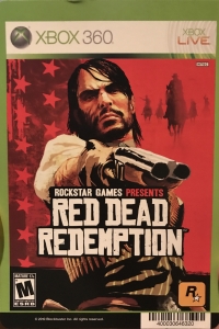 Blockbuster Back Board (Red Dead Redemption) Box Art