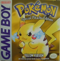 Pokémon Yellow Version: Special Pikachu Edition Box Art