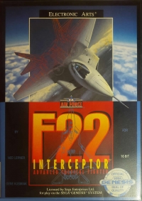 F-22 Interceptor (thin box) Box Art