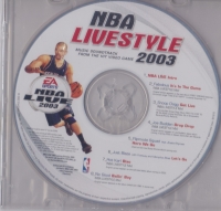 NBA Lifestyle 2003 - Soundtrack to NBA Live 2003 Box Art