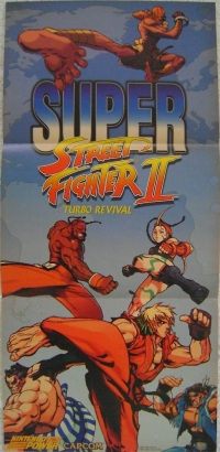 Super Street Fighter II Turbo Revival Nintendo Power poster Box Art