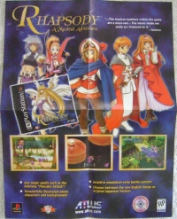 Rhapsody: A Musical Adventure Promotional Flyer Box Art