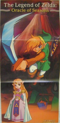 Legend of Zelda, The: Oracle of Seasons - Nintendo Power Poster Box Art