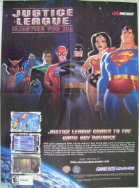 Justice League: Injustice for All / Dr. Muto - Nintendo Power Poster Box Art