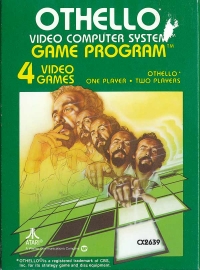 Othello (Atari text label) Box Art