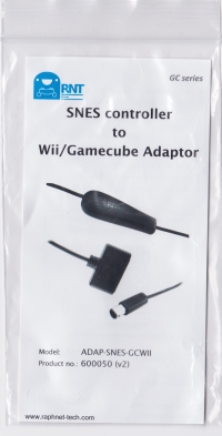 Raphnet-Tech SNES Controller to Wii/Gamecube Adaptor Box Art