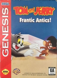 Tom and Jerry: Frantic Antics! (Mexico black label) Box Art