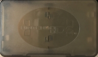 Nintendo DS 4 game card case (clear black) Box Art