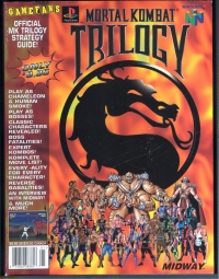 Official Mortal Kombat Trilogy Strategy Guide Box Art