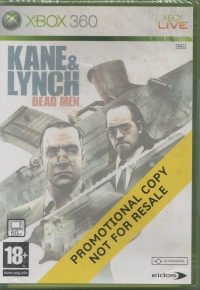 Kane & Lynch: Dead Men (Promotional Copy) Box Art