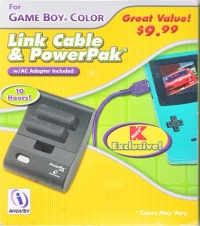 InterAct Link Cable & PowerPak For Game Boy Color (Kmart Exclusive Box Art