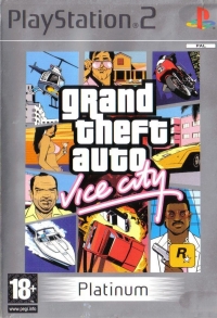 Grand Theft Auto: Vice City - Platinum [IT] Box Art