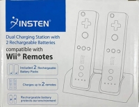 Insten Dual Charging Station with 2 Rechargeable Batteries Box Art