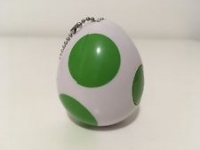 Super Mario Bros. Yoshi Egg Keychain Light Box Art