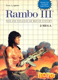 Rambo III (cardboard 3 tab) Box Art