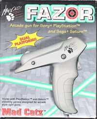 Mad Catz Fazor Arcade Gun for PlayStation and Saturn Box Art