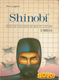 Shinobi (cardboard 1 tab) Box Art