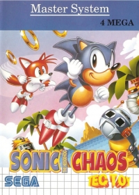 Sonic Chaos (InMetro back) Box Art
