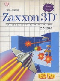Zaxxon 3D (cardboard 3 tab) Box Art