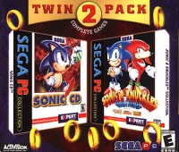 Twin Pack: Sonic CD & Sonic Knuckles Collection Box Art
