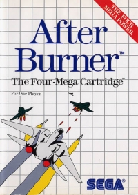 After Burner (Sega®) Box Art