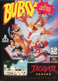Bubsy in Fractured Furry Tails Box Art