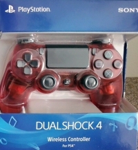 Sony DualShock 4 Wireless Controller CUH-ZCT2U (Red Crystal) Box Art