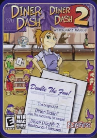 Diner Dash 1 & 2 (Metal Collector's Tin) Box Art