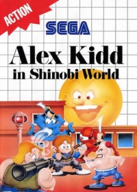 Alex Kidd in Shinobi World (8 languages) Box Art
