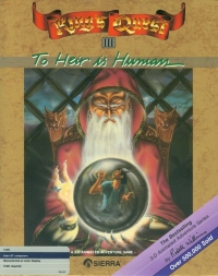 King's Quest III: To Heir is Human (rectangle label) Box Art