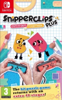 Snipperclips Plus: Cut It Out, Together! Box Art