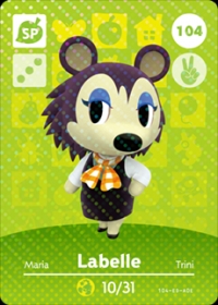 Animal Crossing - #104 Labelle [NA] Box Art