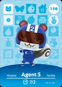 Animal Crossing - #198 Agent S [NA] Box Art