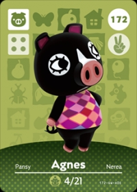 Animal Crossing - #172 Agnes [NA] Box Art